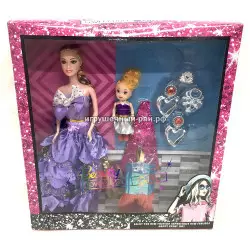 Кукла с ребенком и аксессуарами 1054A