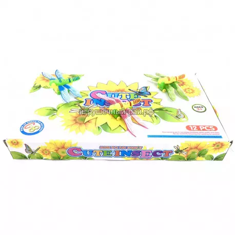 Стрекозы в боксе 12 шт YT528-8