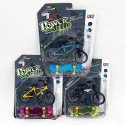 Фингер Байк и скейт блестящий на блистере (ассортимент) 55020-5