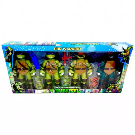 Фигурки Черепашки ниндзя (набор из 4 шт) A12-1