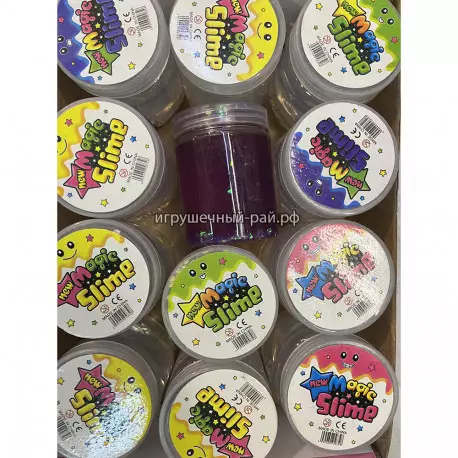 Слаймы в баночке (бокс из 12 шт) 019-3