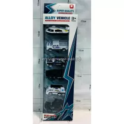 Машинки Полиция (набор из 6 шт) 389-25