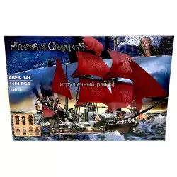 Конструктор Пираты Карибского моря - Месть Королевы Анны (1151 дет) 18015