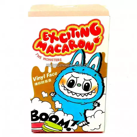 Брелок мягкая игрушка Эльф Лабубу Макарон 1 серия WJ137