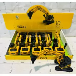 Строительная техника - Экскаватор (пластик) бокс из 6 шт 168-56B