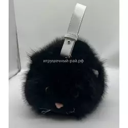 Сумка меховая Черная кошка