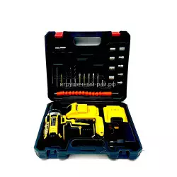 Дрель-шуруповерт аккумуляторный с инструментами 331-18