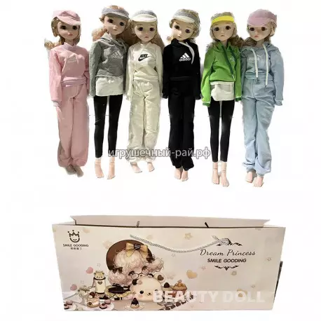 Кукла БЖД в спортивной одежде (55 см) в ассортименте WAXL6147
