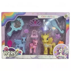 Набор с фигурками Пони LK1606-4