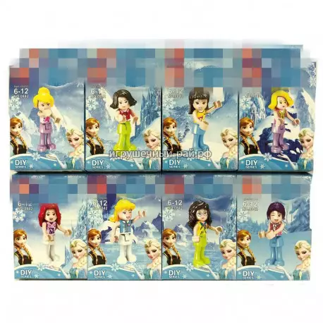 Конструкторы фигурки Холод (ZT, 8 видов) бокс из 16 шт 0842-1-8