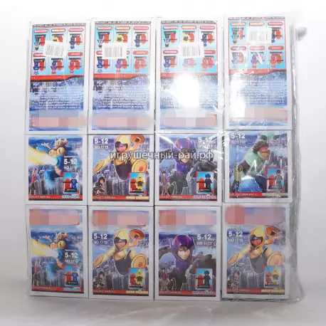 Конструкторы Город героев в упаковке 24 шт 1719