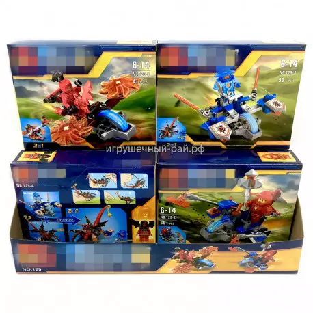 Конструкторы Нексо (Bozhi, ~53+ дет) бокс из 6 шт 129