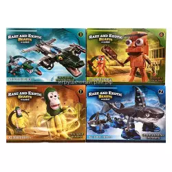 Конструкторы Итальянские животные мемы (4 вида, ~105 дет) бокс из 8 шт 53011