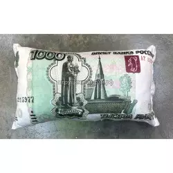 Мягкая подушка Купюра 1000 рублей