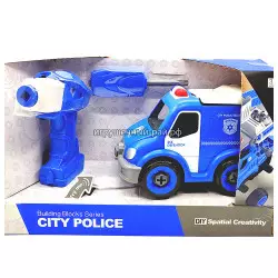Полицейская машина - конструктор с шуроповертом LM8021-22-DZ-1