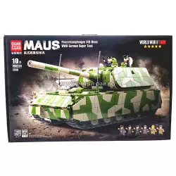 Конструктор Немецкий сверхтяжёлый танк Маус (Quan Guan, 2930 дет) 100234