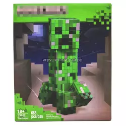 Конструктор Майнкрафт - Крипер (665 дет) 33762