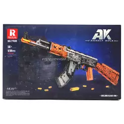 Конструктор Милитари - Автомат АК-47 (Reobrix, 1366 дет) 77005