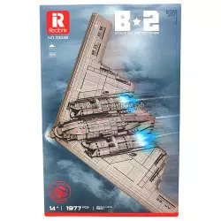 Конструктор Милитари - Самолёт стелс-бомбардировщик В-2 (1977 дет) 33038