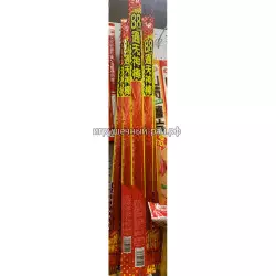 Соевое мясо острое длинный стик 88 см / 32 гр (2 вида, уп. 20 шт, в каждой один вкус)